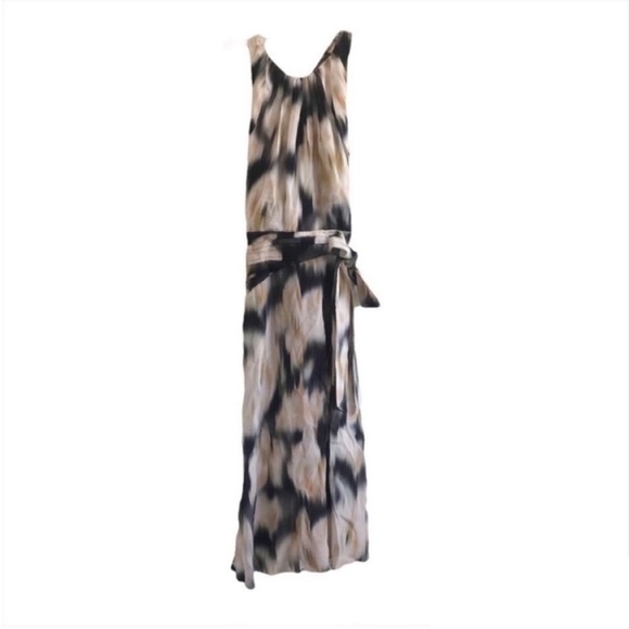 Reiss Giselle Smudge Print Midi Dress - Picture 5 of 9